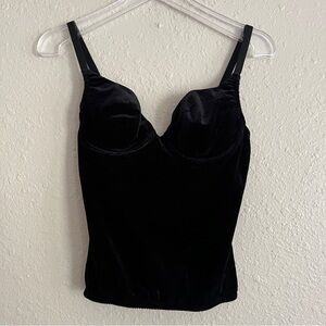 Victoria’s Secret velvet corset tank